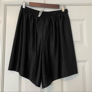 Sports Black Basketball Shorts w/ Drawstring Waist